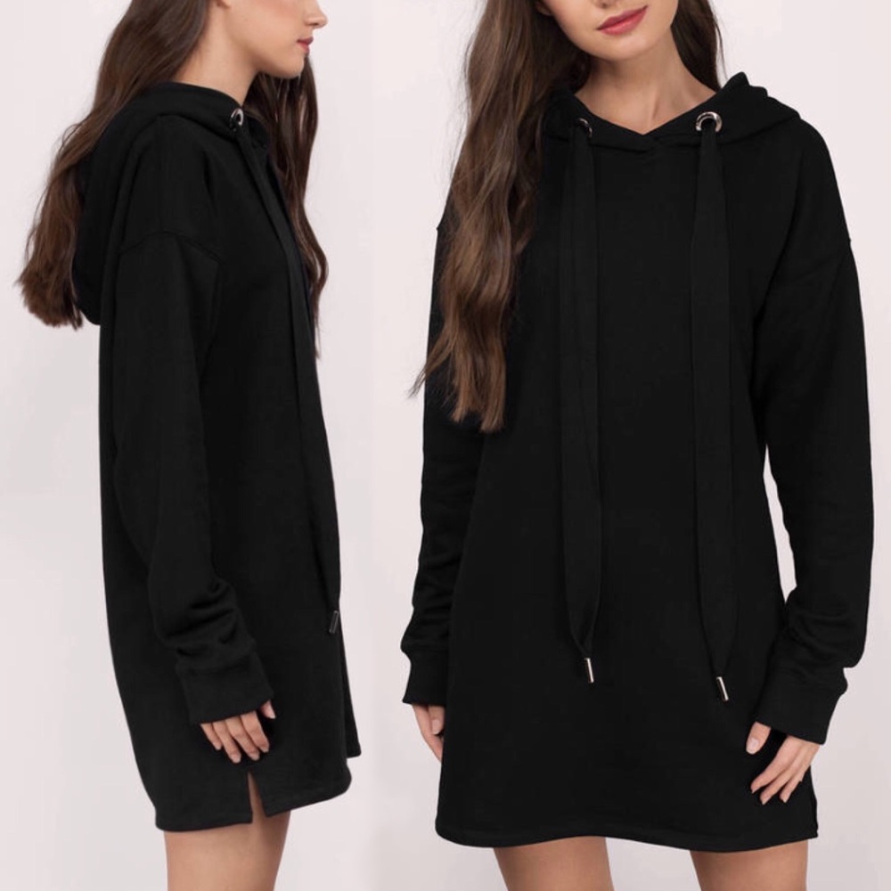 NWOT: Black TOBI Oversized Dress Hoodie